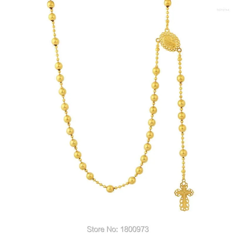 Chains Trendy Cross Necklaces For Women Men Fashion Jewelry Gold Filled Plated Charm Necklace