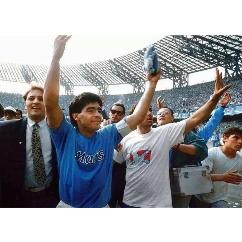 4XL Maradona Napoli Retro Soccer Jerseys 1986 1987 1988 89 1990 91