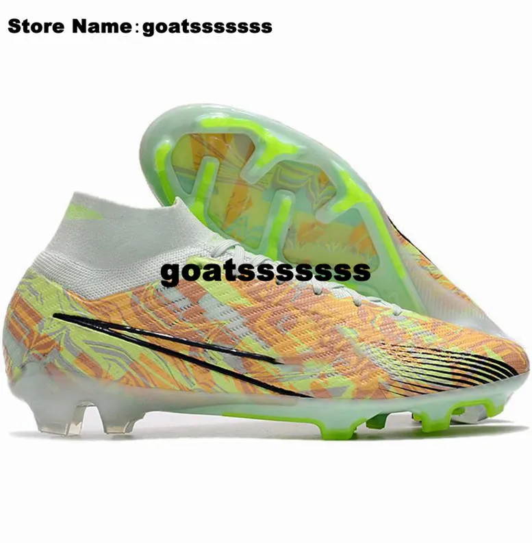 Mercurial superfly vi elite fg soccer cleat - black/black top
