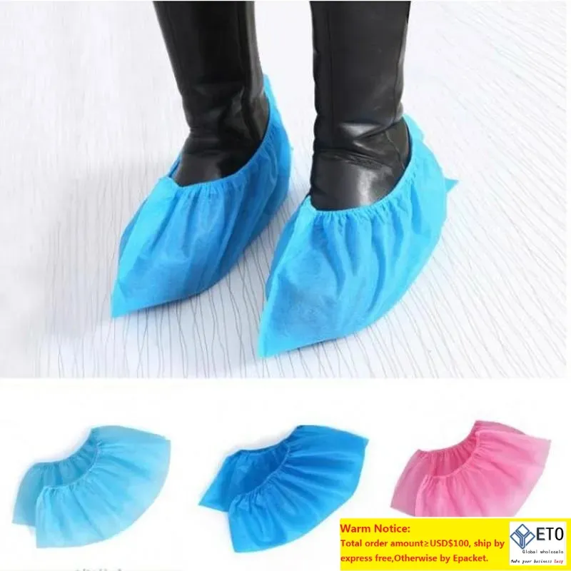 lot Shoe Covers Disposable Shoe Boot Covers Household Nonwoven Fabric Boot Nonslip Odorproof Galosh Prevent Wet Shoes Covers From 12 6 DHgate