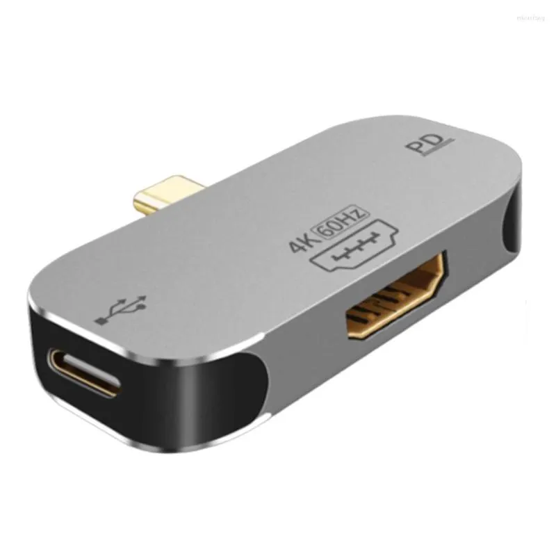Tipo hub C a -Adattatore compatibile 4K USB con 2.0 1,0 PD per MacBookPro Air Splitter