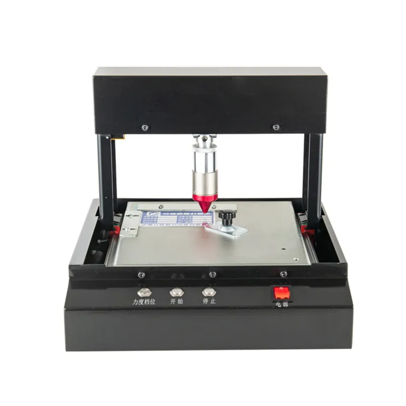 Stainless Steel Metal Marking Machine Printer Nameplate Cutting Plotter Code Machine Engraving Machine Electric Touch Screen Offline Control