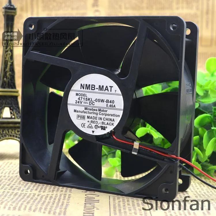 Pads For NMB 4715KL05WB40 24V 0.46A 12038 12CM Inverter Large Fan Cooling Fan Test Working