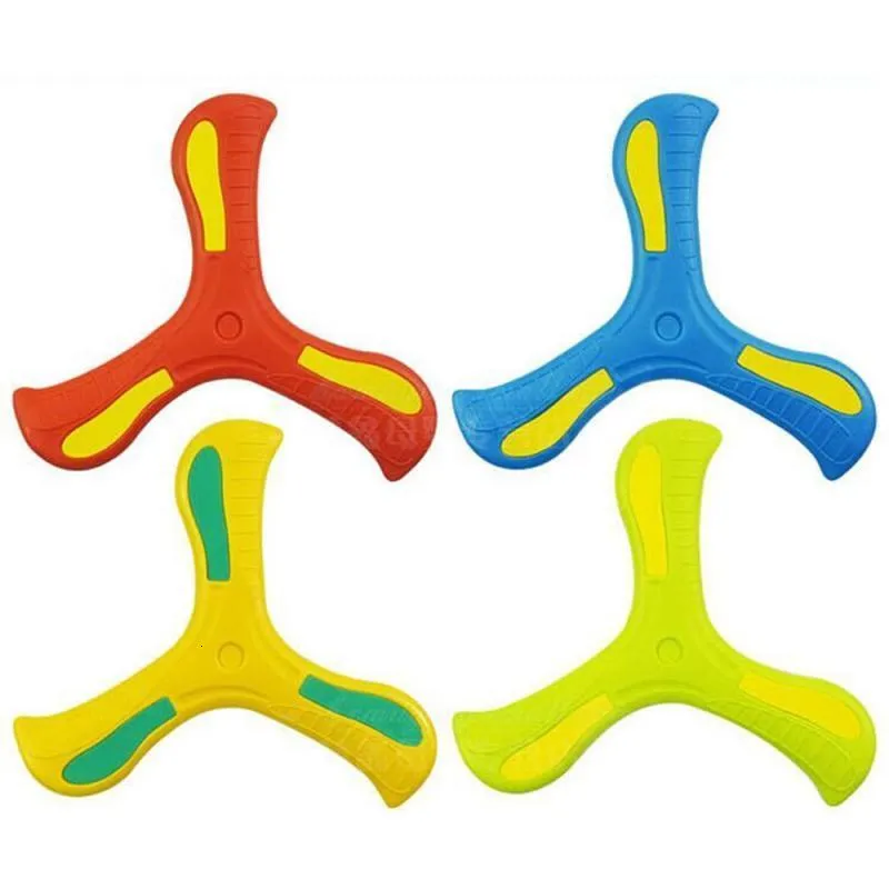 Spinning Top 1pc Boomerang Kids Toys Boys Outdoor Fun Sports Toy Light And Soft Not Hurting Others Boy Game Gifts Suitable For Parks 4 Color 230526