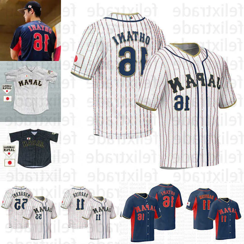 Shohei Ohtani Japan 2023 World Classic Jersey Yu Darvish Lars Nootbaar Murakam Hotaka