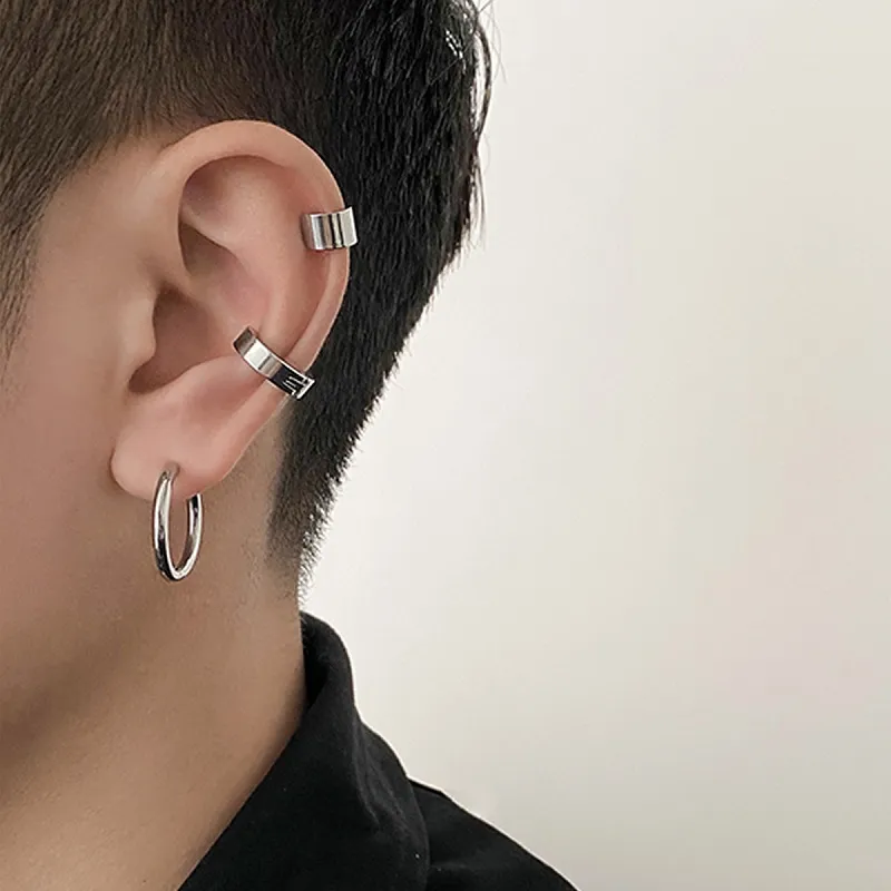 Male multiple ear piercings hotsell