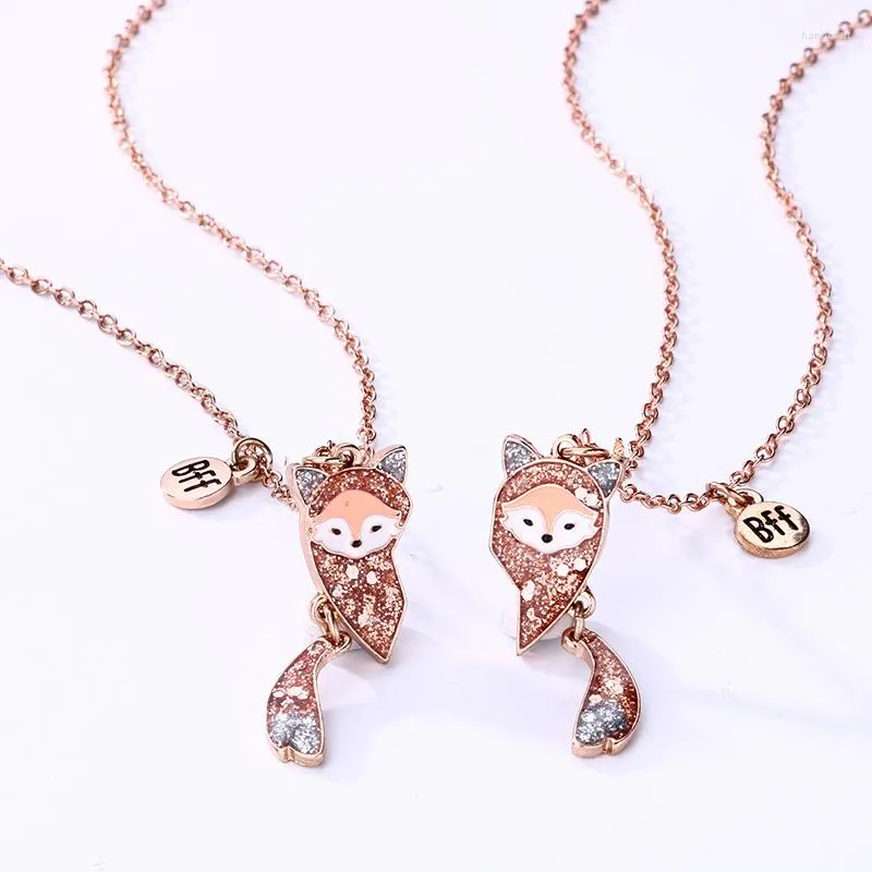 MJartoria BFF Split Heart Matching Necklace Set – Best Friends 2-Piece Necklace, 18” Stainless Steel, Gift Box Included