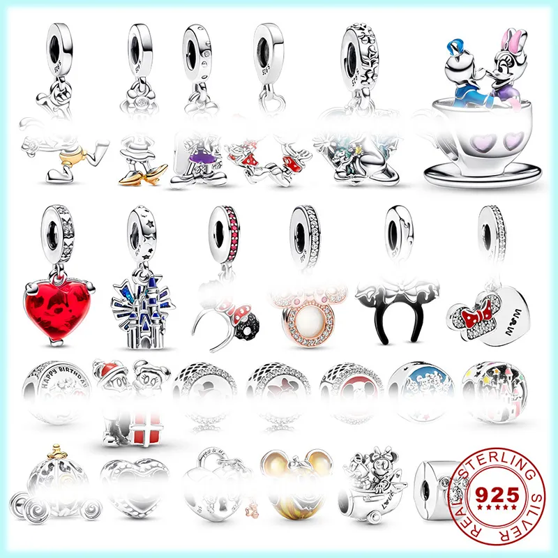 2023 New 925 Sterling Silver Charm Mother Gift 100 Anniversary, Primitive Female Pandora Bracelet Necklace Jewelry Fashion Accessories Free Delivery