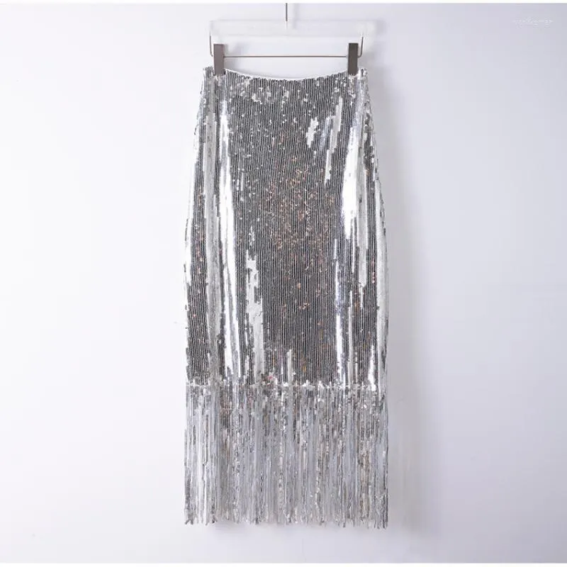 Silver tassel skirt 2025