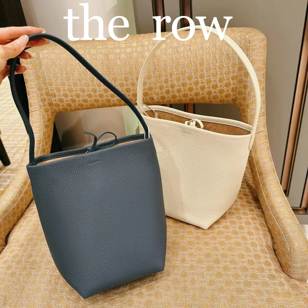 Women white the row Park tote Bag Luxurys designer shoulder cylinder bucket bags Mens Leather wallet mini pochette hand bags cross body clutch handbag Drawstring bag