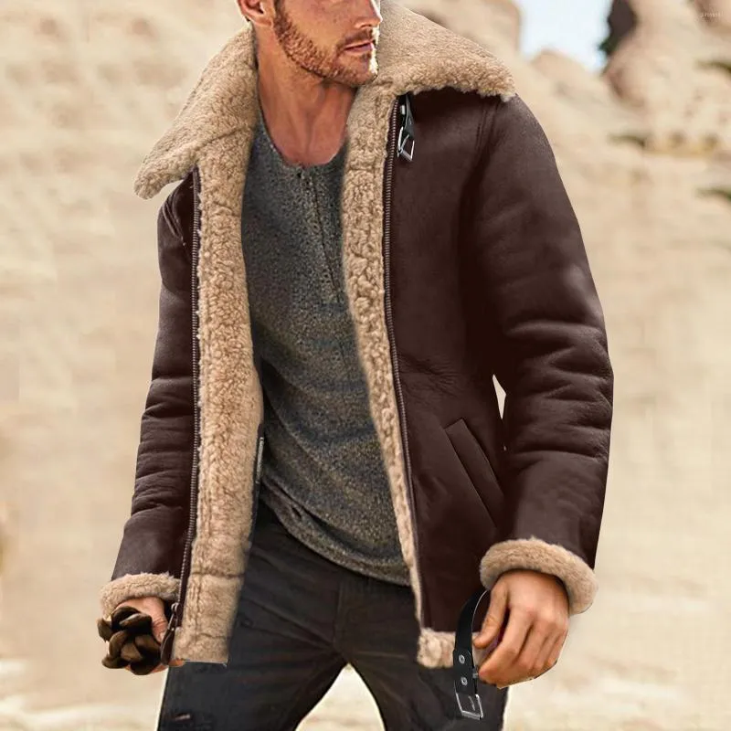 Jackets masculinos de casacos de inverno e calças para homens casaco de outono colar caça masculina