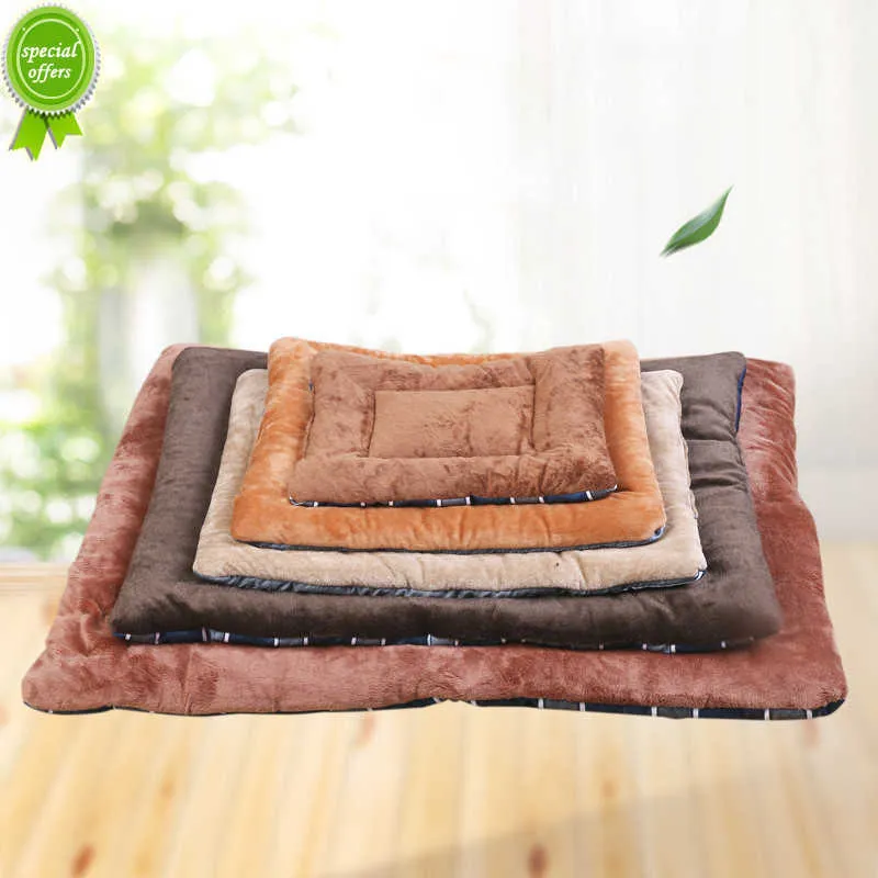 Nouvelle peluche imperméable chien lit tapis Cet coussin couverture doux polaire chat coussin chiot Chihuahua canapé tapis tapis pour petits chiens avec velours