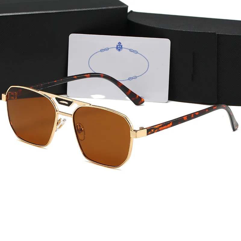 2023 Metal Sunglasses Square Big Eyeglasses Luxury Women Men Sun Glasses Carter Eyewear Brand Desinger Shade gift 58