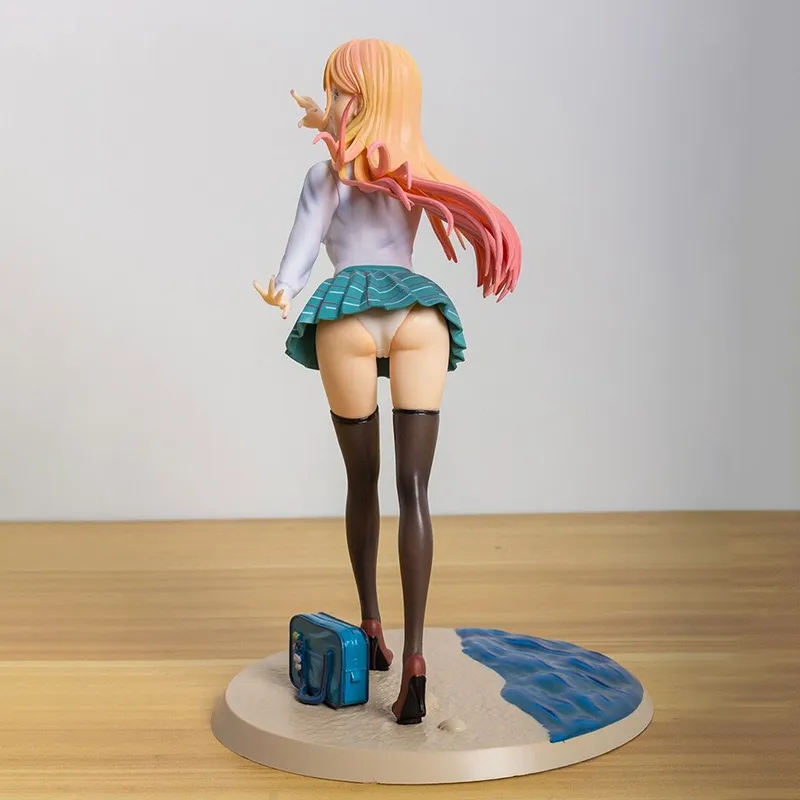 Komik oyuncaklar benim giyinmiş sevgilim kitagawa marin pvc aksiyon figürü anime seksi figür model oyuncaklar toplama bebek hediyesi