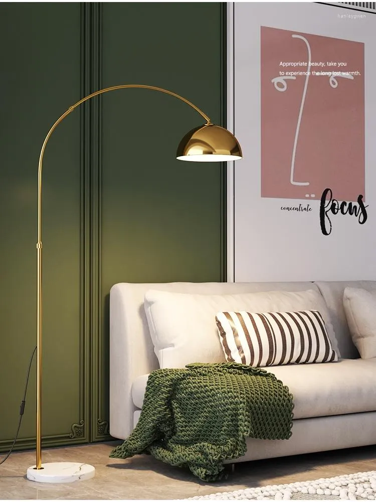 LED Fishing Kenroy Home Floor Lamp Modern Minimalist Sofa Next To