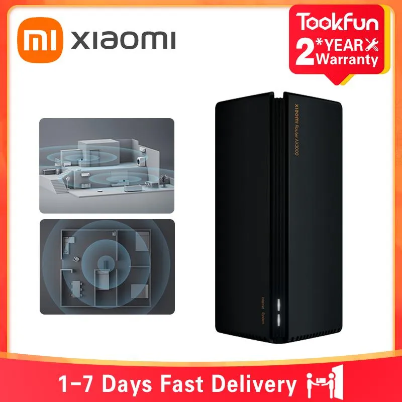 Routeurs nouveaux Xiaomi Mi Ax3000 Router sans fil Mesh WiFi VPN DUALFREQUENCE 256MB 5G Gigabit OFDMA Amplificateur de signal de répéteur Pppoe