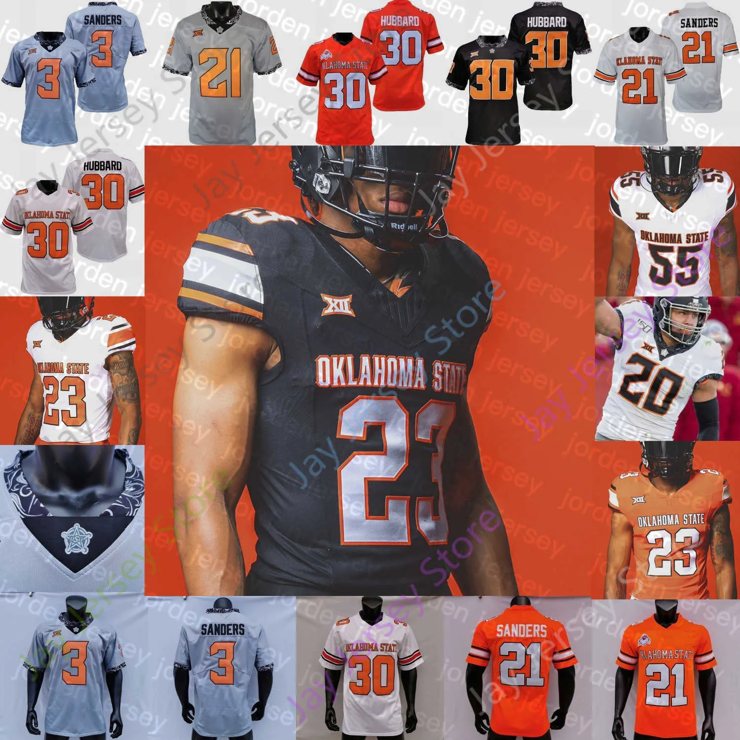 Oklahoma State Osu American Football Shirts Featuring Ncaa College Players Spencer Sanders Chuba Hubbard Braydon Johnson Paul Dominic And Richardson From Classicvintagejersey 24.52 DHgate.Com