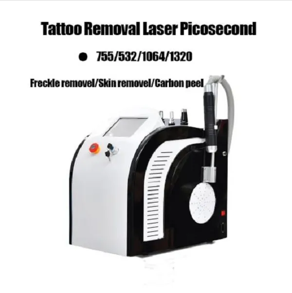 Portable Picosecond Laser for Tattoo Removal Carbon Q-Switch ND Yag Laser Equipment 532nm1064nm1320nm Tattoo Removal Eyebrow Spot eyebrow washing Lazer machine