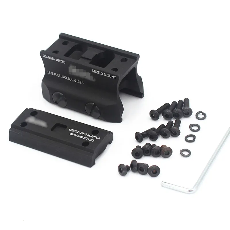 T1 T2 H1 Red Dot Sight Riser Mount, Tactical Optic Increased Mounting ...