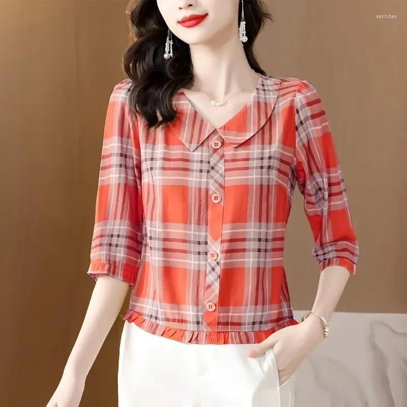 Blusa dama manga corta on sale