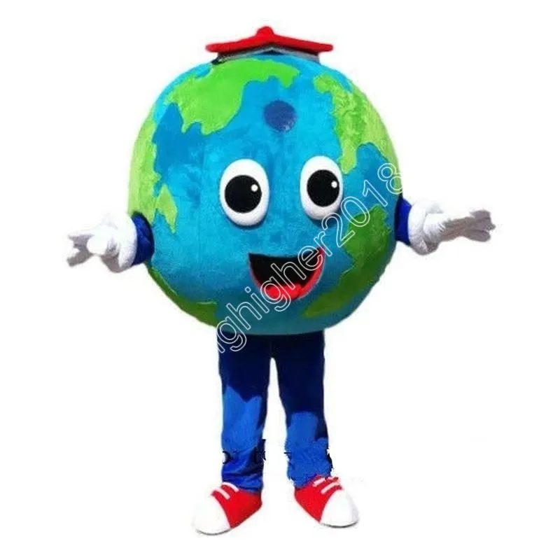 Earth Mascot Costume customize Cartoon Anime theme character Xmas Outdoor Party Outfit Unisex Party Dress suits