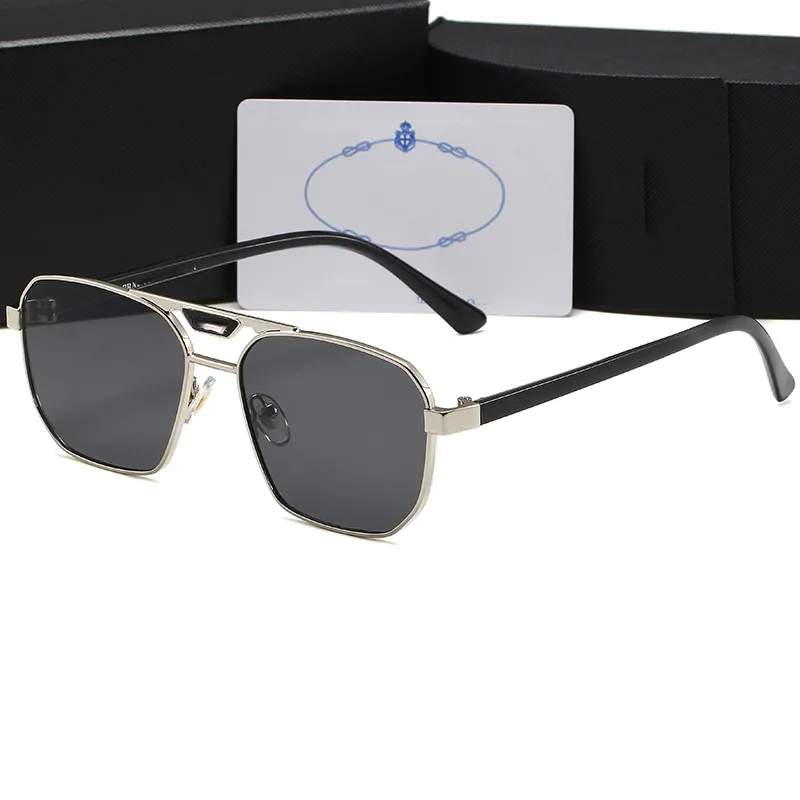 2023 Metal Sunglasses Square Big Eyeglasses Luxury Women Men Sun Glasses Carter Eyewear Brand Desinger Shade gift 58