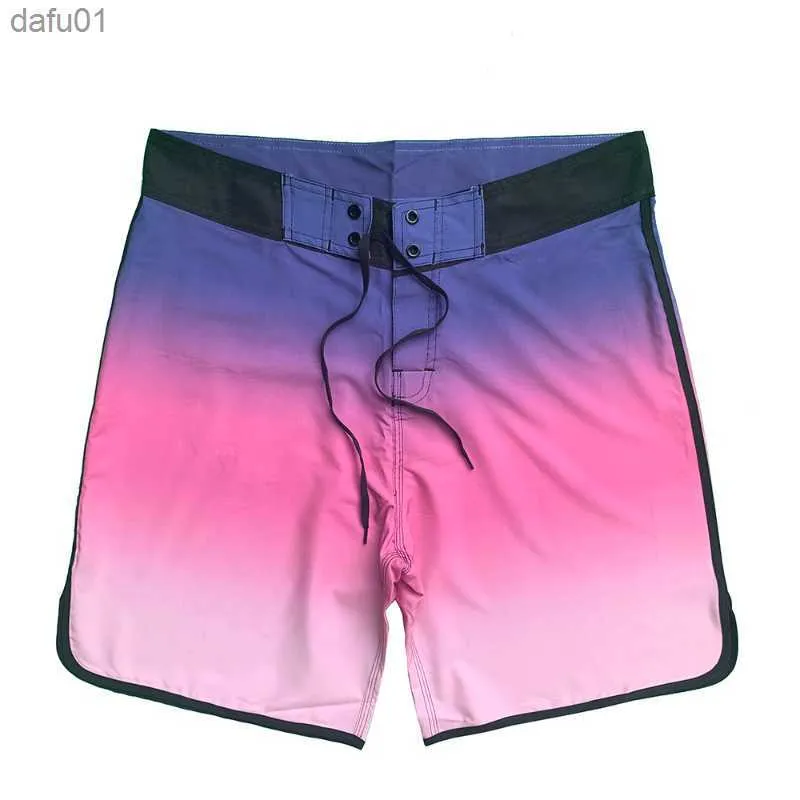 Męskie szorty modowe męskie szorty letnie szorty na bermudy dla mężczyzn Szybkie suche sportowe spodnie Homme Beach Boardshorts Marka odzieży L230520