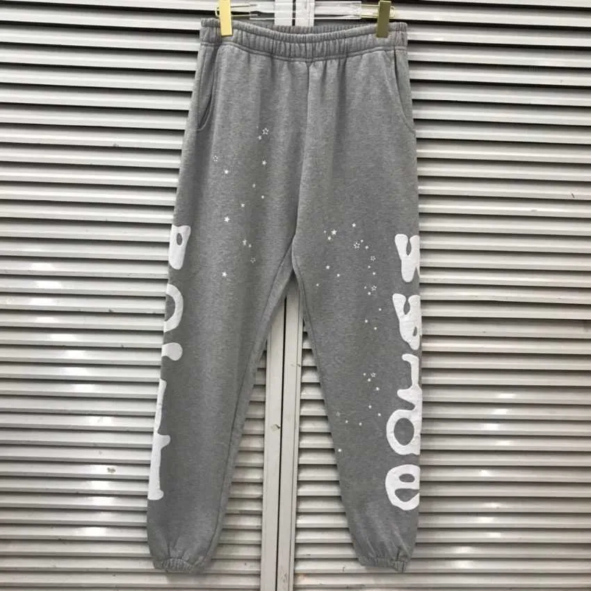 Sweats à capuche pour hommes SweatshirtsSweatshirts Sweatshirts Gris 555555 Beluga Hoodie Hommes Femmes Haute Qualité Young Thug Spider Web Staer Lettre Pullo