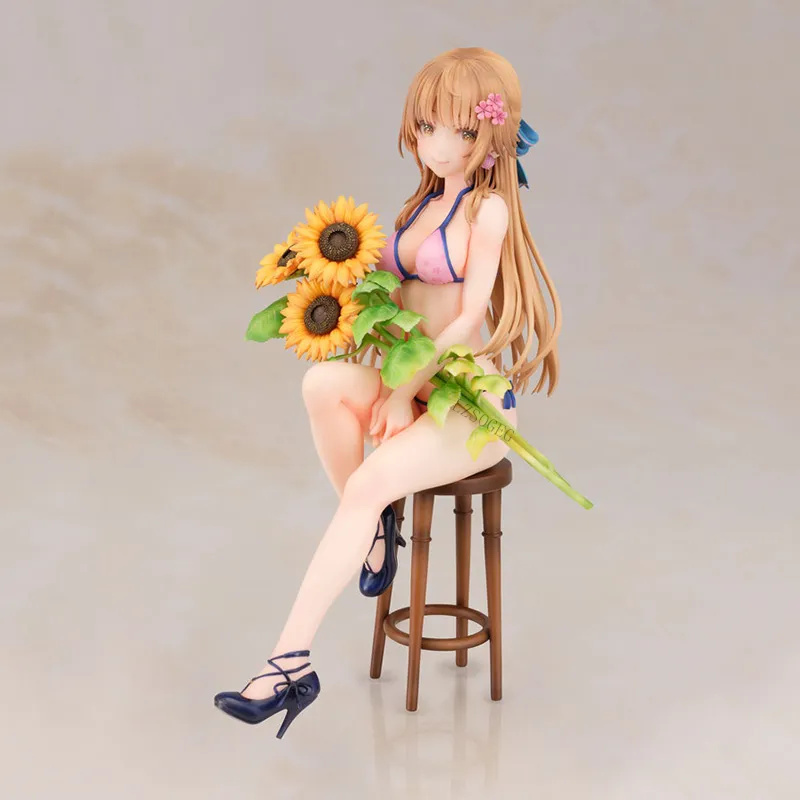 Funny Toys Daiki Kougyou sakurairo5 Sunflower Girl Momose Kurumi 1/7 Scale PVC Action Figure Anime Sexy Figure Model Toys Doll