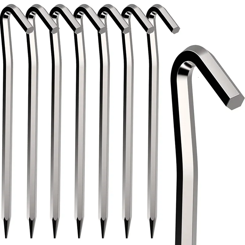 Heavy Duty Aluminum Tent Pegs Rust Free Ground Supporting Hooks For Tent Camping 18cm Length 230526 Number From Pong06 16.36 DHgate.Com
