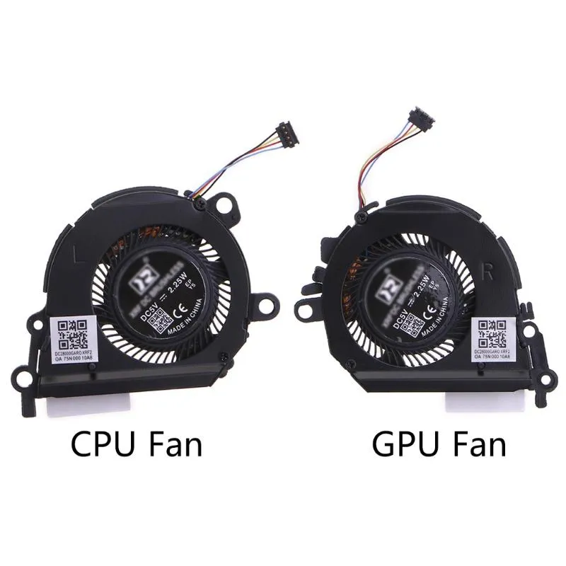 Podkładki dla widma x360 13AE 13TAE000 TPNQ199 CPU Fan chłodzenia 5V / 0,5A 4pin Przenośny laptop GPU chłodnicy L04885001 L04886