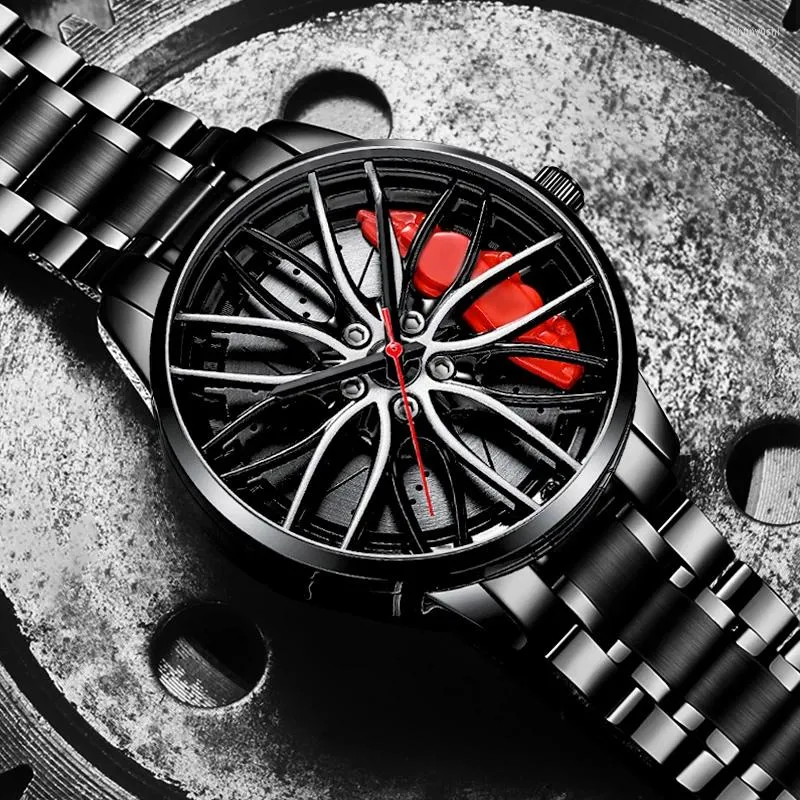 Reloj pulsera llanta coche top