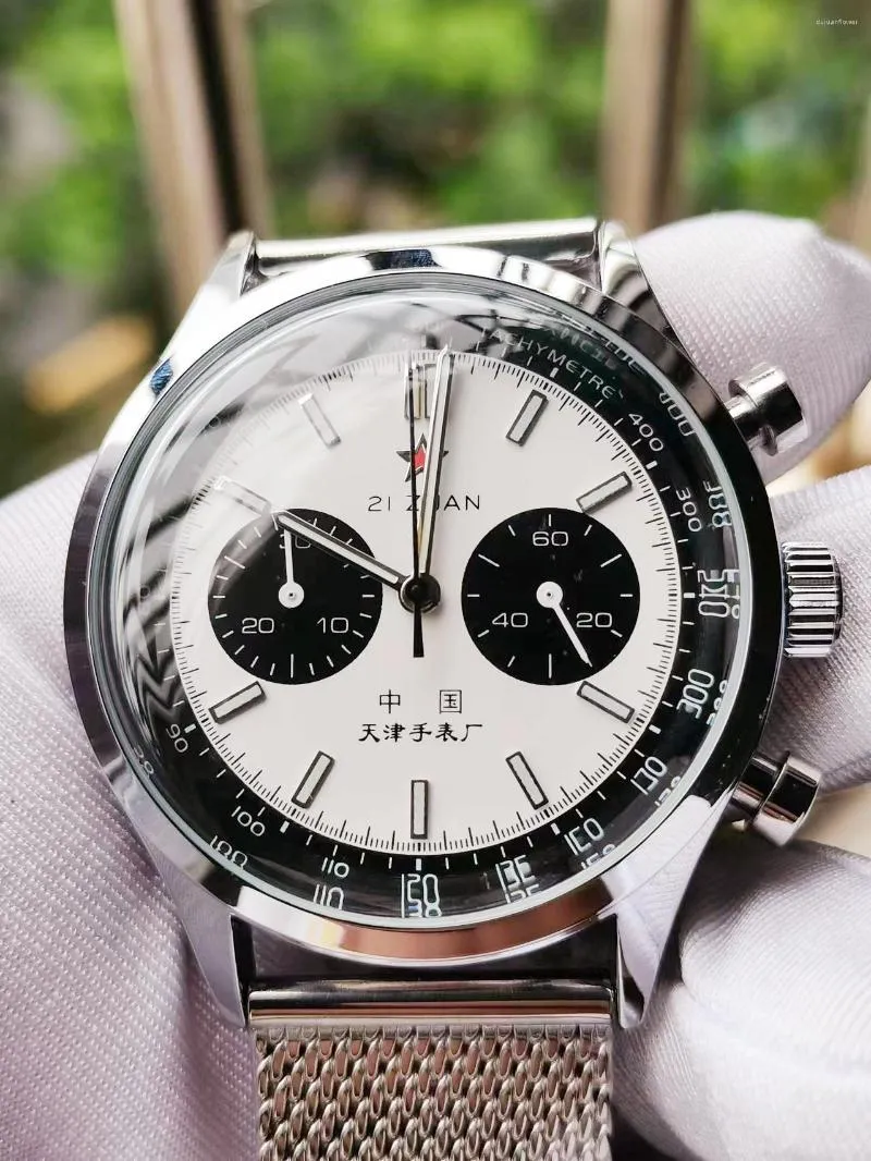 Orologi Da Polso 1963 Orologio 42mm Puntatore Luminoso Panda Disc