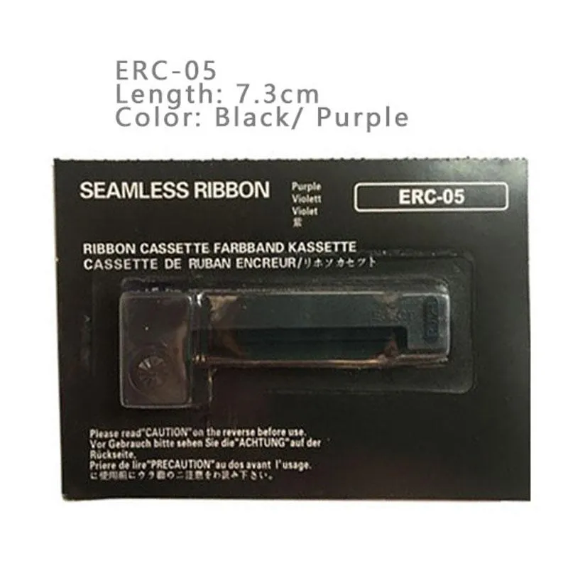 액세서리 5pcs / 10pcs EP ERC05 ERC05 ERC05 ERC05 ERC05 검은 색 / 보라색 무료 배송 용 새로운 프린터 리본