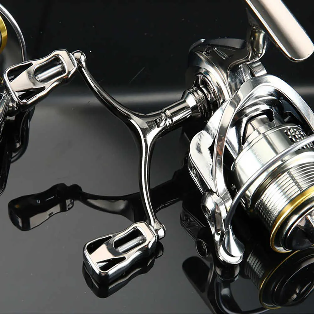 Accessories GHOTA Two handed Handle Rotating 3000s 2000s Shallow Reel 8kg Dragging Left and Right Hand Salt Water Gear UL Fishing Wheel P230529