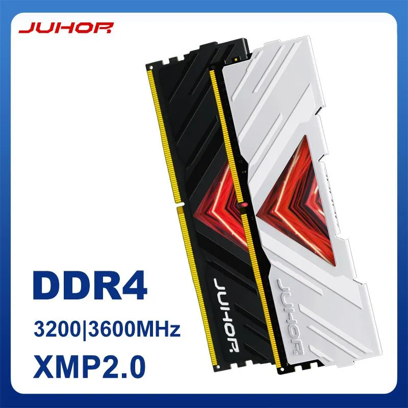 Rams Juhor DDR4 8GB 16GB 2666MHz 3200MHz 3600MHzメモリデスクトップDIMM 1.2Vメモリ