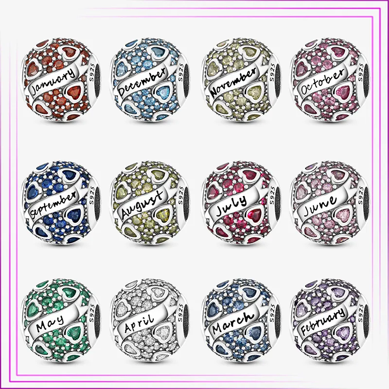 925 Sterling Silber Anhänger Perlen Sparkling Home Heart für Original Charms DIY Herz Charm Schmuck Geschenke für Frauen