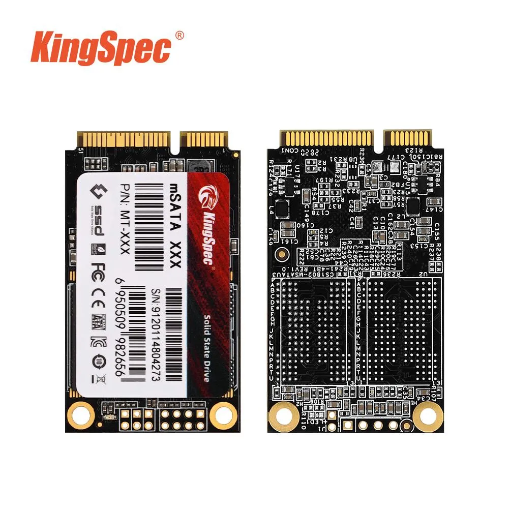 Drijft Kingspec MSATA SSD 128 GB 256 GB 512GBSSD 1TB HDD MINI PCIE Interne Solid State Drive Disk SSD Mini Sata voor Dell Notebook PC