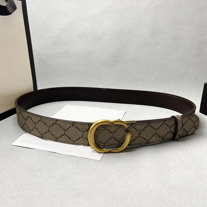 Lettres Femme Ceintures Boucle Designer Hommes Ceinture En Cuir De