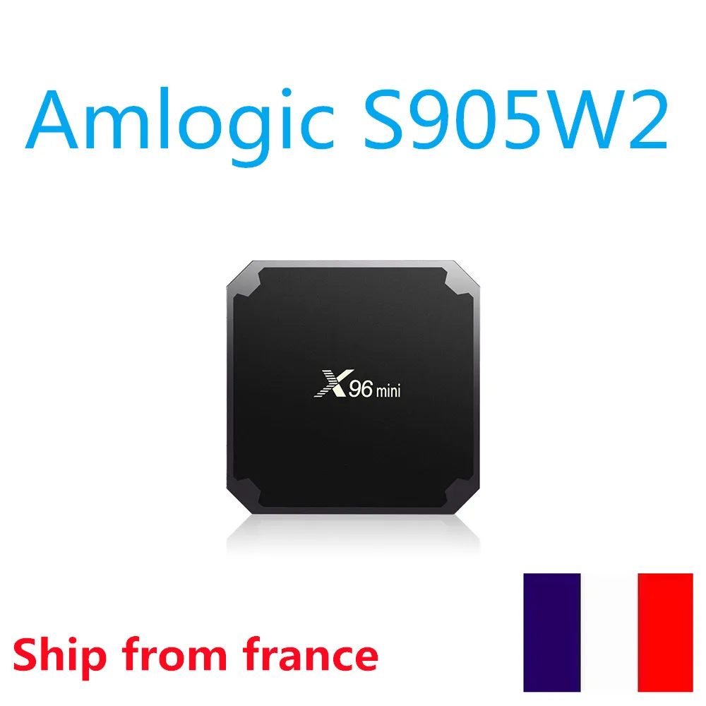 Корабль от France Warehouse X96 Mini S905W2 Android 11 Smart TV Box 1G8G 2.4G5G Dual WiFi AV1 4K HD SET Top Box