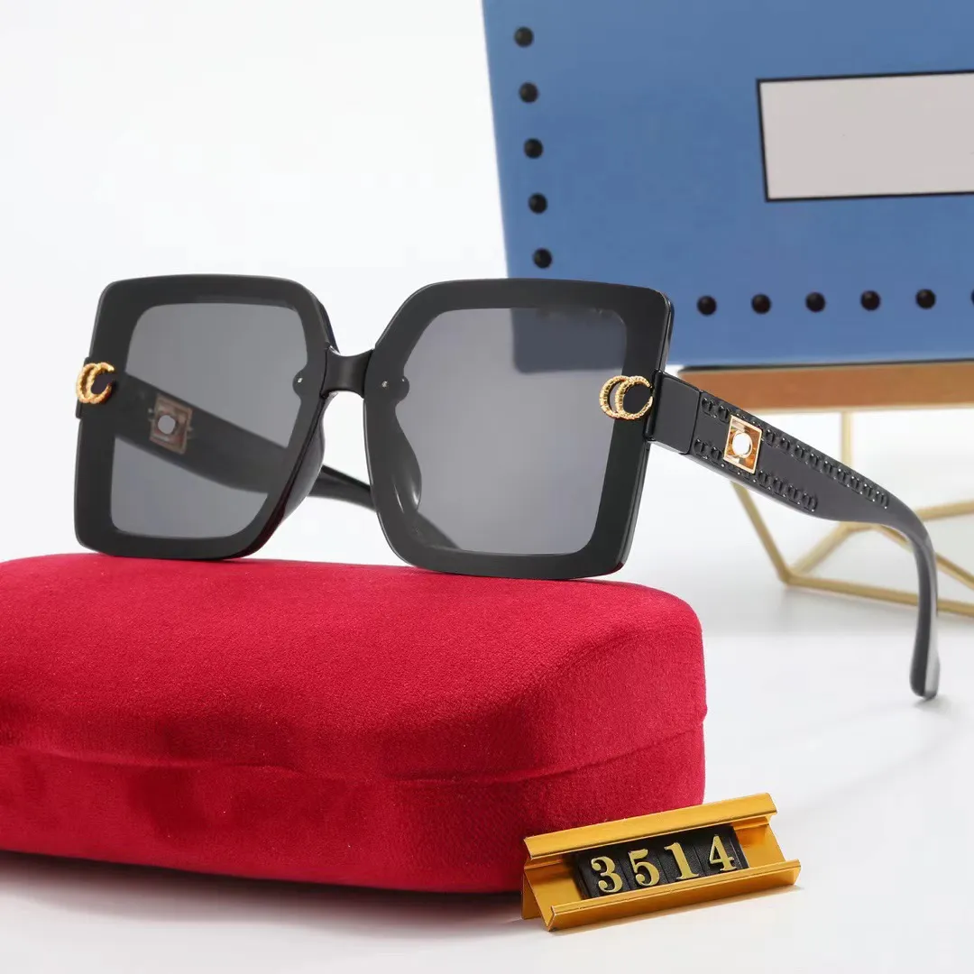 Designer zonnebrillen luxe brillen beschermende brillen zuiverheid veelzijdige zonnebrillen rijdende reiswinkel Box toont een klein en modieus gezicht