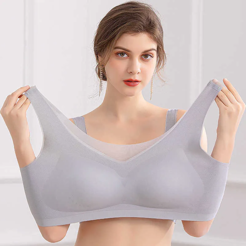 Womens Frameless Bralette Large, Seamless, And Comfortable With Solid Color  Design Soft And Durable Vest No Tube Net P230529 From Musuo03, $7.19