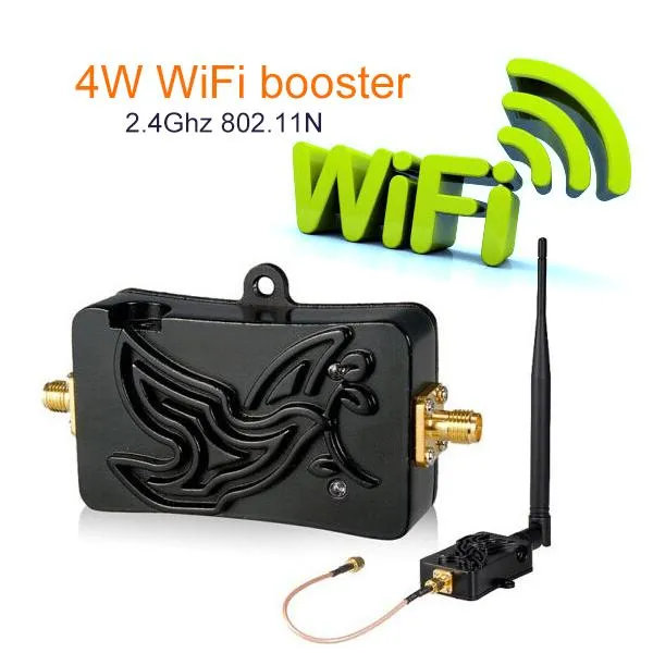 ルーター2.4GHz/5GHz 4/5W 802.11n/g/b Wifi信号ブースターワイヤレスカードアンプWi Fiリピーターパワールーターブースターロングレンジアダプター