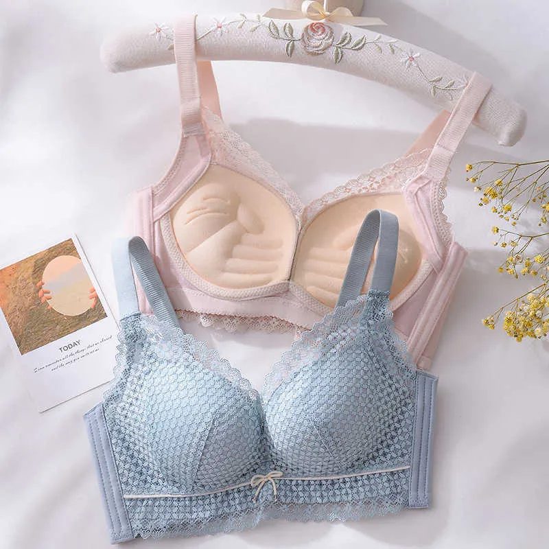 Adjustable Wireless Push Up Cotton New Bra Style 2022 With Anti Sagging Cup  And 5cm Thickness Small Breasts Underwear P230529 From Musuo03, $13.93