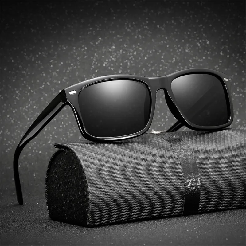 Sunglasses Long Keeper Men Polarized Glasses Car Driver Night Vision Goggles Anti- Polarizer Sunglasses Polarized Driving Sun Glasses 230526