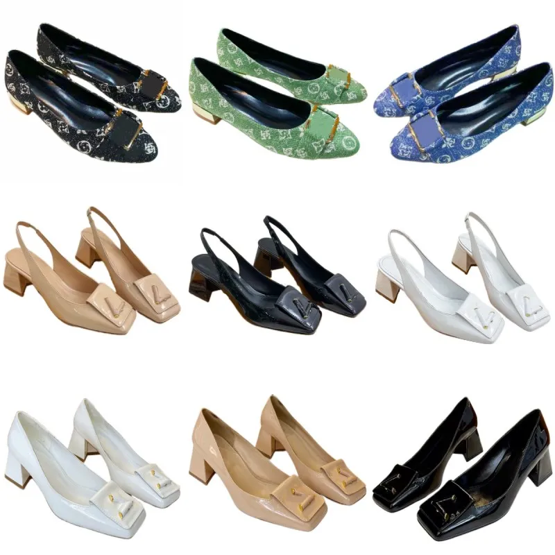 Luksusowe sandały literowe stare buty projektanta kwiatów płaskie pięta pompki górne buty dla kobiet