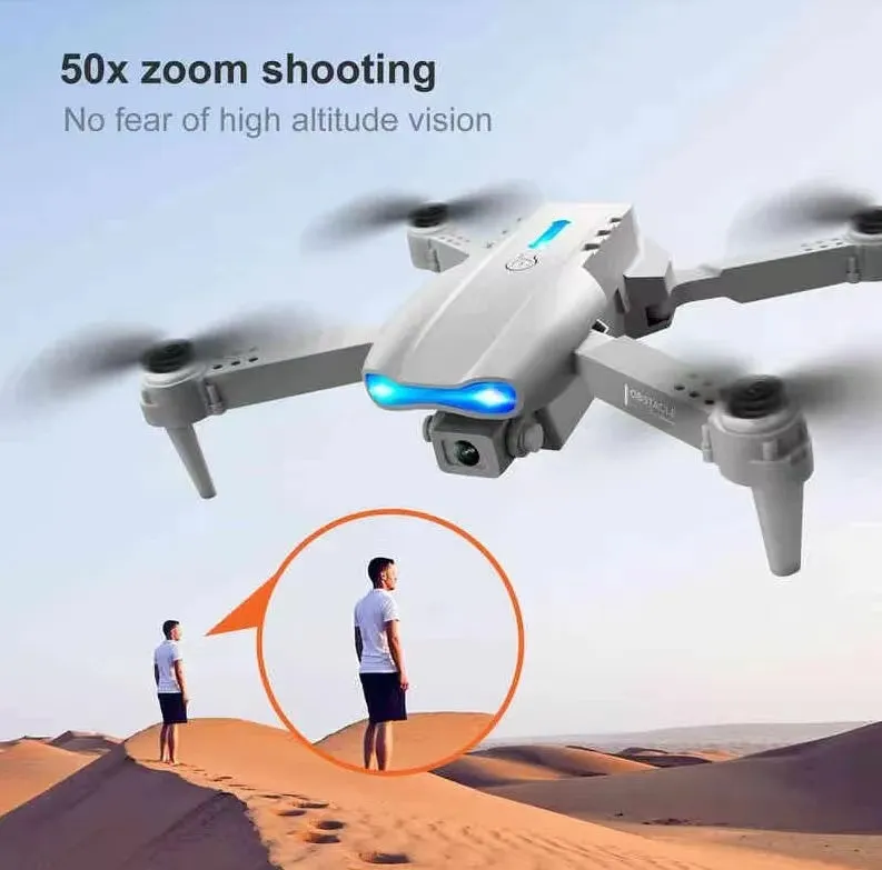 E99 PRO Drone Professional 4K HD Dual Camera Intelligent Uav Automatic Obstacle Avoidance Foldable Height Kee Mini Quadcopter