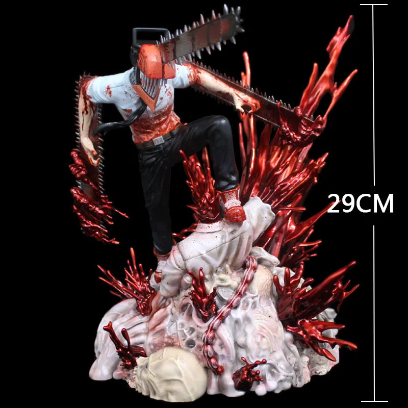 Komik Oyuncaklar Anime Chainsaw Man Denji Power Pvc Action Figür Anime Şekil Heykel Model Oyuncak Koleksiyon Bebek Hediyesi