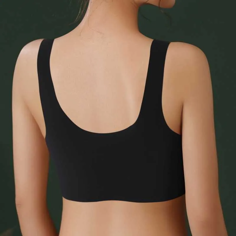 Womens Frameless Bralette Large, Seamless, And Comfortable With Solid Color  Design Soft And Durable Vest No Tube Net P230529 From Musuo03, $7.19
