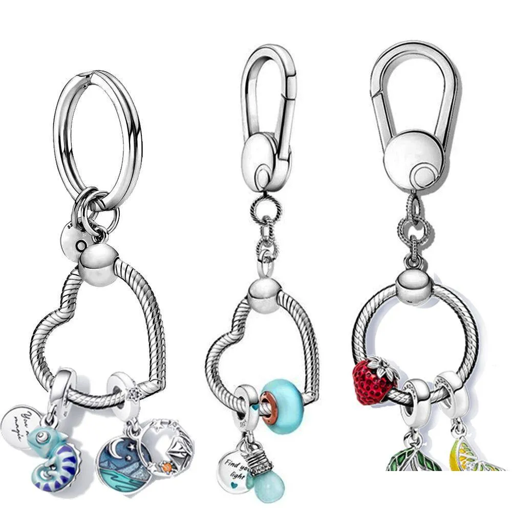 O Pendant Medium Pandora Moments T-Bar Necklace - Sterling Silver